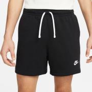 Nike Shortsit Club Fleece French Terry Flow - Musta/Valkoinen