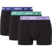 Nike Bokserit 3-pack - Musta/Vihreä/Violetti/Sininen