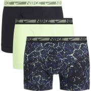 Nike Bokserit Brief Dri-FIT Ultra Stretch Micro 3-pack - Musta/Vihreä/...