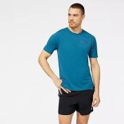 New Balance Juoksu-t-paita Q Speed Jacquard - Sininen