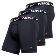 Nike Bokserit Ultra Comfort Dri-FIT 3-pack - Musta