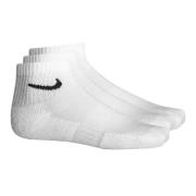 Nike Nilkkasukat Cushion 3-pack - Valkoinen/Musta