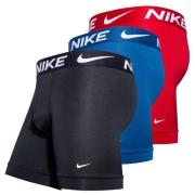 Nike Bokserit 3-pack - Musta/Sininen/Punainen