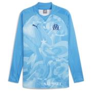 Marseille Collegepaita Pre Match - Sininen/Sininen Pitkähihainen