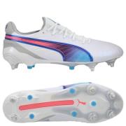 PUMA King Ultimate SG Formula - Valkoinen/Sininen/Flat Light Gray/Pink...