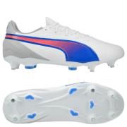 PUMA King Match SG Formula - Valkoinen/Sininen/Flat Light Gray