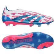 adidas Predator Elite Laceless FG Reemergence - Valkoinen/Sininen/Pink...